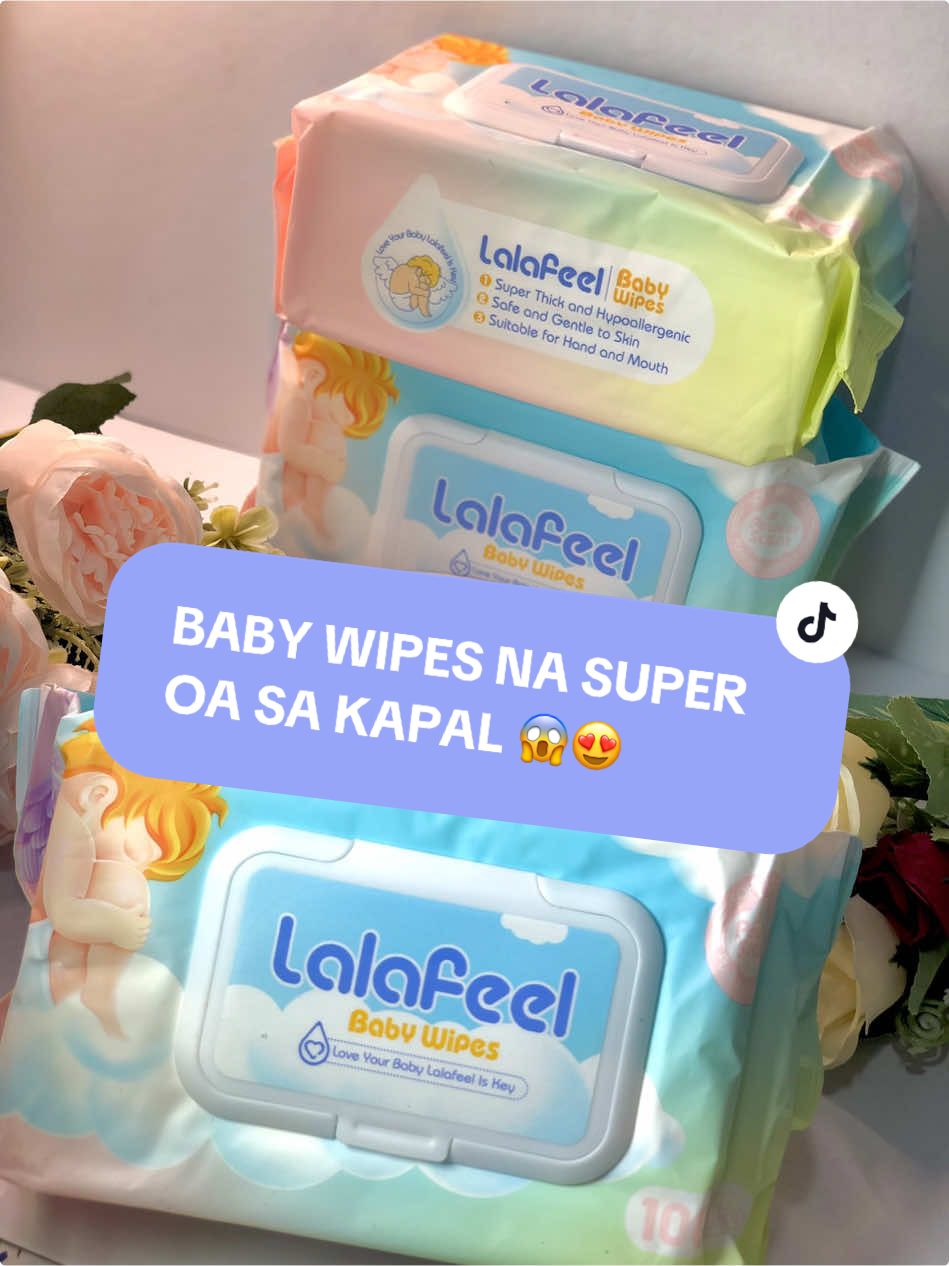 Bagong amoy ba ang hanap mo? Super sulit nitong Lalafeel Baby Wipes!!! 3packs na sya at 100 sheets per pack! #lalafeelbabywipes #babywipes #bestforbaby #highlyrecommended #gaifeel #gaifeelbabywipes 