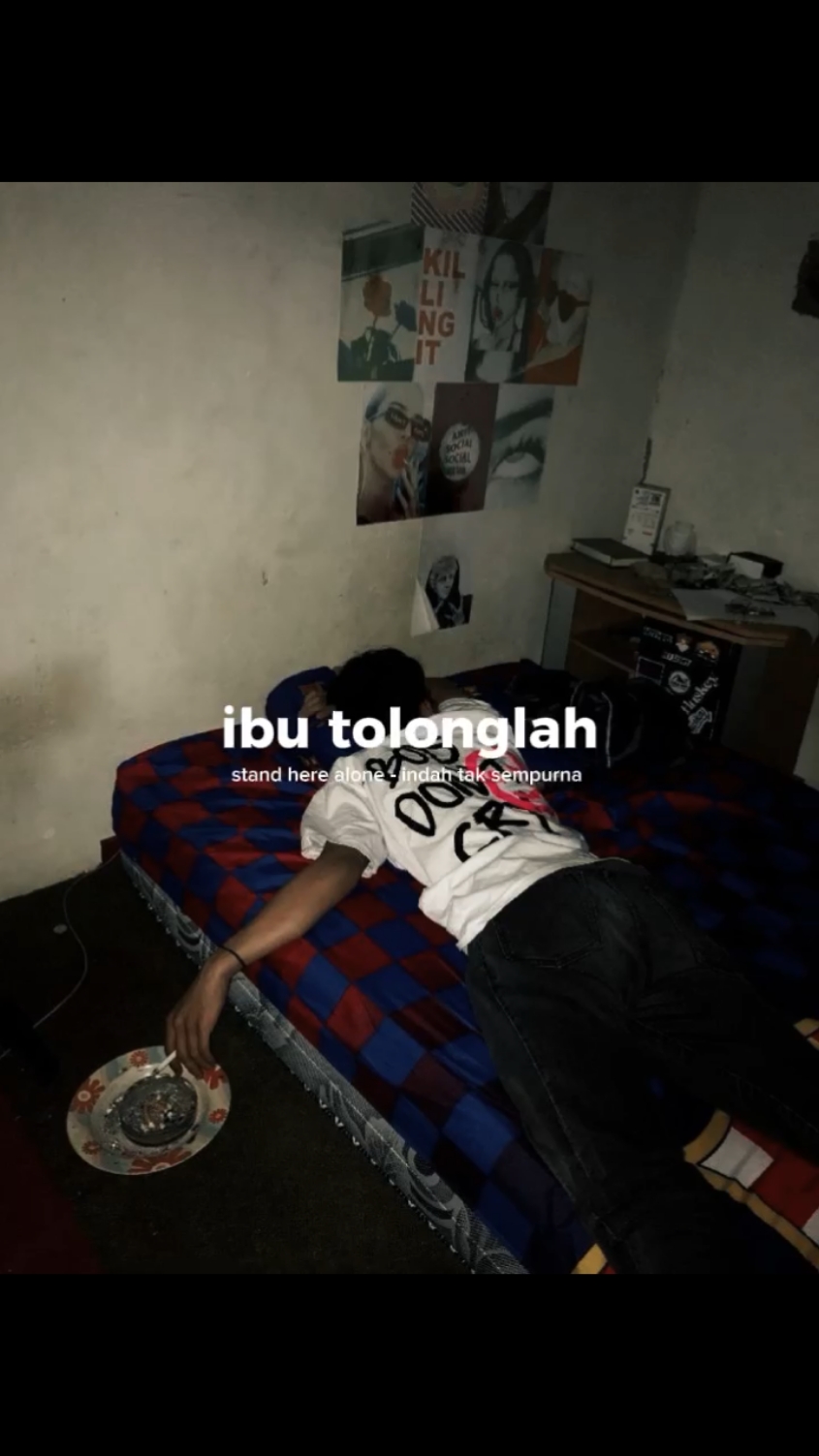 stand here alone - indah tak sempurna #lirik #liriklagu #standherealone #fyp 