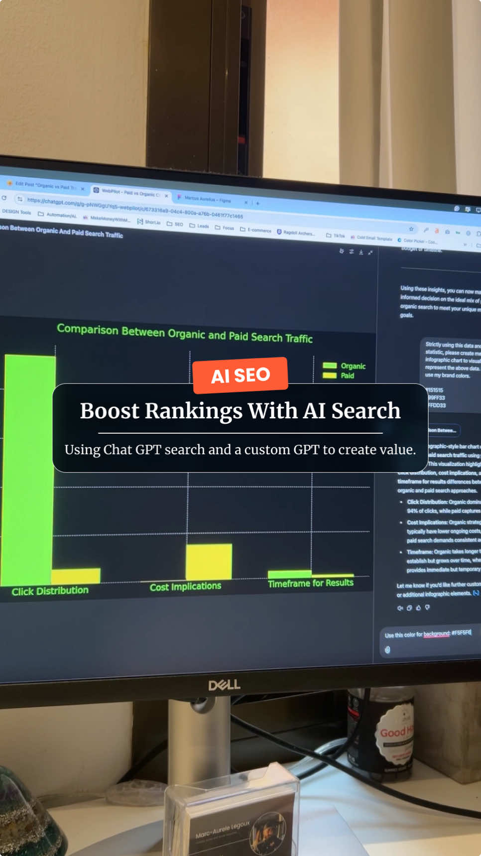 Boost rankings with these two AI SEO methods 🚀 Adding statistics to your articles is a good way to boost value. You can use the new Chat GPT search feature to find relevant stats for your articles.  My favorite way is using the custom GPT WebPilot. You can feed it tragtted URLs that you know are trustworthy and that provide the exact stats you’re looking for. Then, use WebPilot to exract the stats, refine it’s findings and use it in you articles.  The best part. You can ask Chat GPT to then provide you with custom infographics and charts to visually represent this data for you 🤯🤯 #aiseo #chatgpt #seotricks #seotips #rankingstuff #trafficboost #organictraffic #searchengineoptimization #seoexpert 