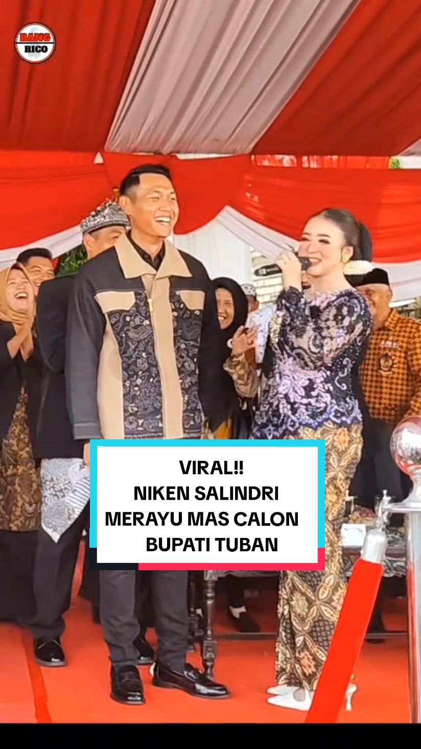 Niken Salindri Live Tuban  Viral !! Niken salindri merayu Mas Calon Bupati Tuban  #NikensalindrimerayumasBupati  #NikensalindrivsBupatiTuban  #NikensalindriLiveTuban  #NikensalindrivsmasBupati  #shorts 