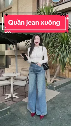 Trả lời @Mẹ Tuệ Lâm Quần Jean Nữ Suông ỐNG LOE RỘNG đẹp tôn dáng #champhanreview #champhan #châmphan #review #quần #quanjean #quanjeannu #quanjeansuong #quanongsuong #quanongrong #phoidoxinh #thoitrangnu 