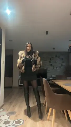 fur coat+high heel boots 😩  #outfit #fall #slavicgirl #furcoatseason #trendy #fyp 