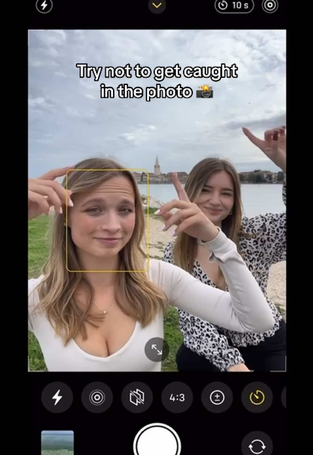 Dachte ich schlag mich besser😭 #trynottogetcaughtinthephoto #challenge @Pia 🚀 