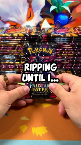 Episode 43 of Ripping Until I… Paldean Fates #pokemon #pokemoncards 
