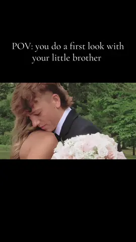@Rex #wedding #firstlook #littlebrother #bestman #family #Siblings #siblinglove #fyp 