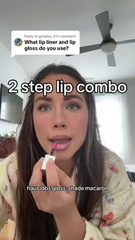 Replying to @ginaday_21 easiest & best lip combo #lipcombo #nudelipliner #favoritelipcombo #frankierosecosmetics #hauslabs 