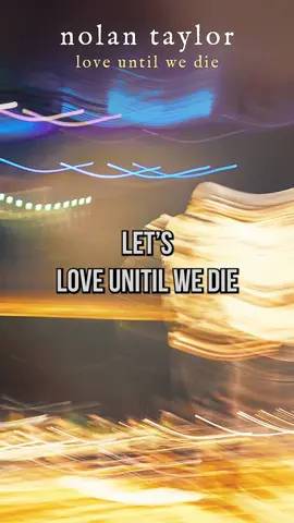 New music this Friday! So excited for you to listen to Love Until We Die 💪🏻 #nolantaylor #loveuntilwedie #newmusic #singersongwriter 