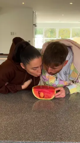 Eggy watermelon prank 😂👀