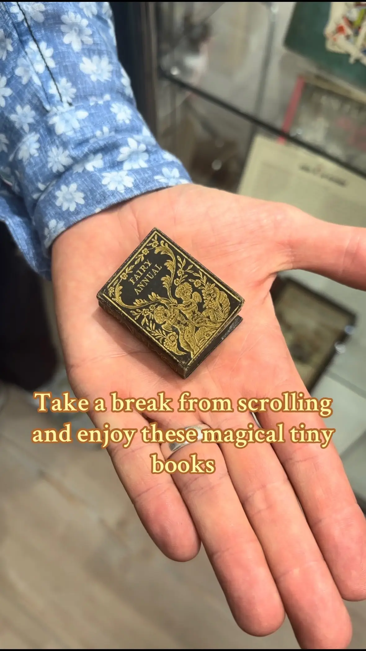 I took these pictures at Firsts Rare Book Fair earlier this year. I’ve always found miniature books to be really charming and these are examples that particularly grabbed me at this fair. I think the fairy annual is my favourite, but if I could have any book in miniature I think I’d want Northern Lights by Philip Pullman.  #rarebooks #books #bookshopping #BookTok #bookfair #miniaturebook #beautifulbooks #bookstore #booktoker #history #HistoryTime #historytok 