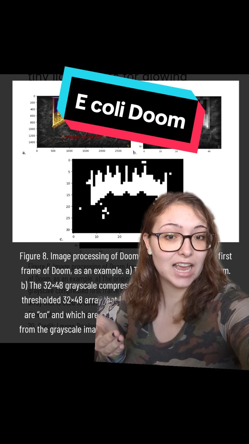 E. coli can run Doom #greenscreen #Science #biology #stem #microbiology #doom #computerscience #programming #ecoli #biotechnology 