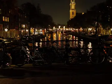 midnight in amsterdam #amsterdam #netherlands 