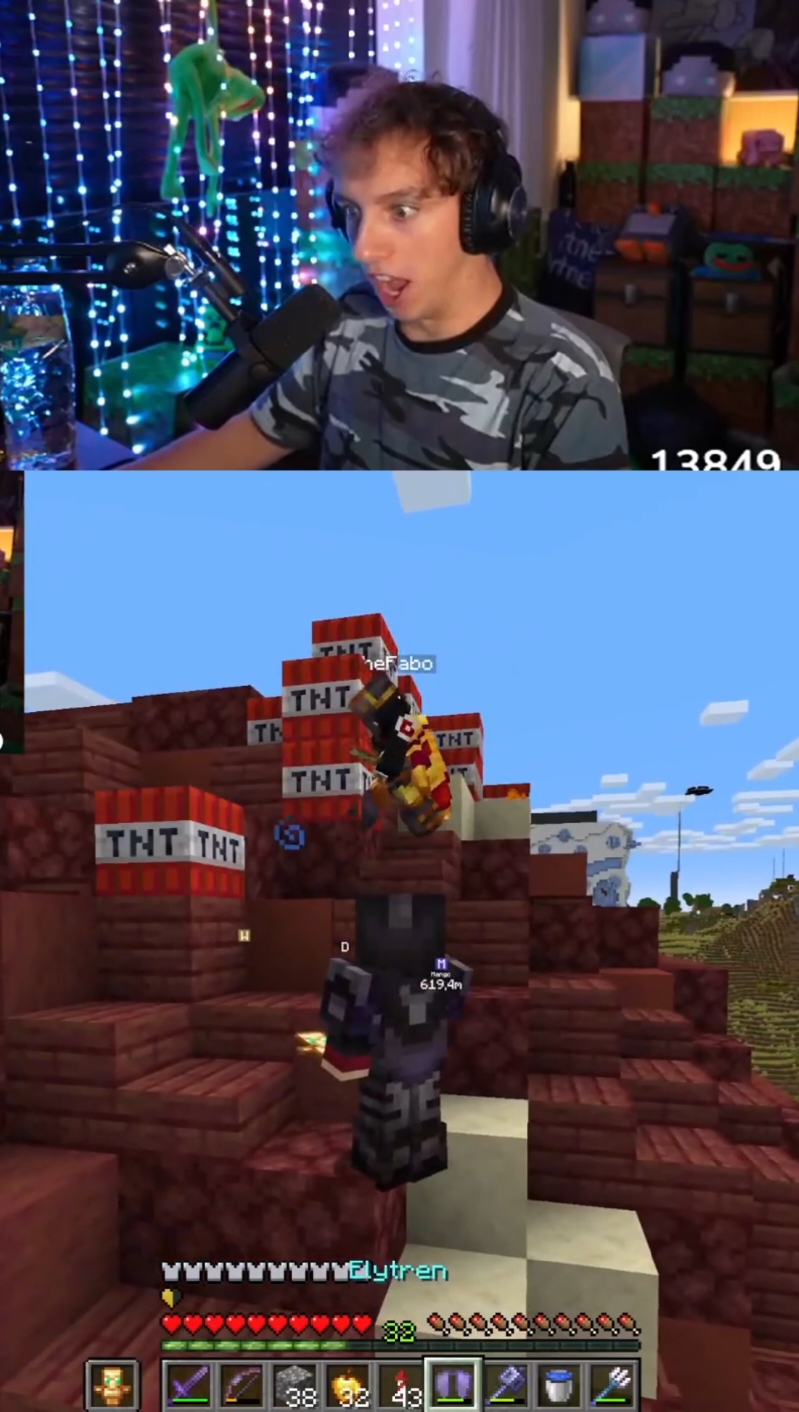 Fabo sprengt Veni's Base, POV von @LetsHugo  #craftattack #craftattack12 #letshugo #letshugotv #hugo #fabo #veni #twitch #twitchstreamer #streamer #twitchclips 