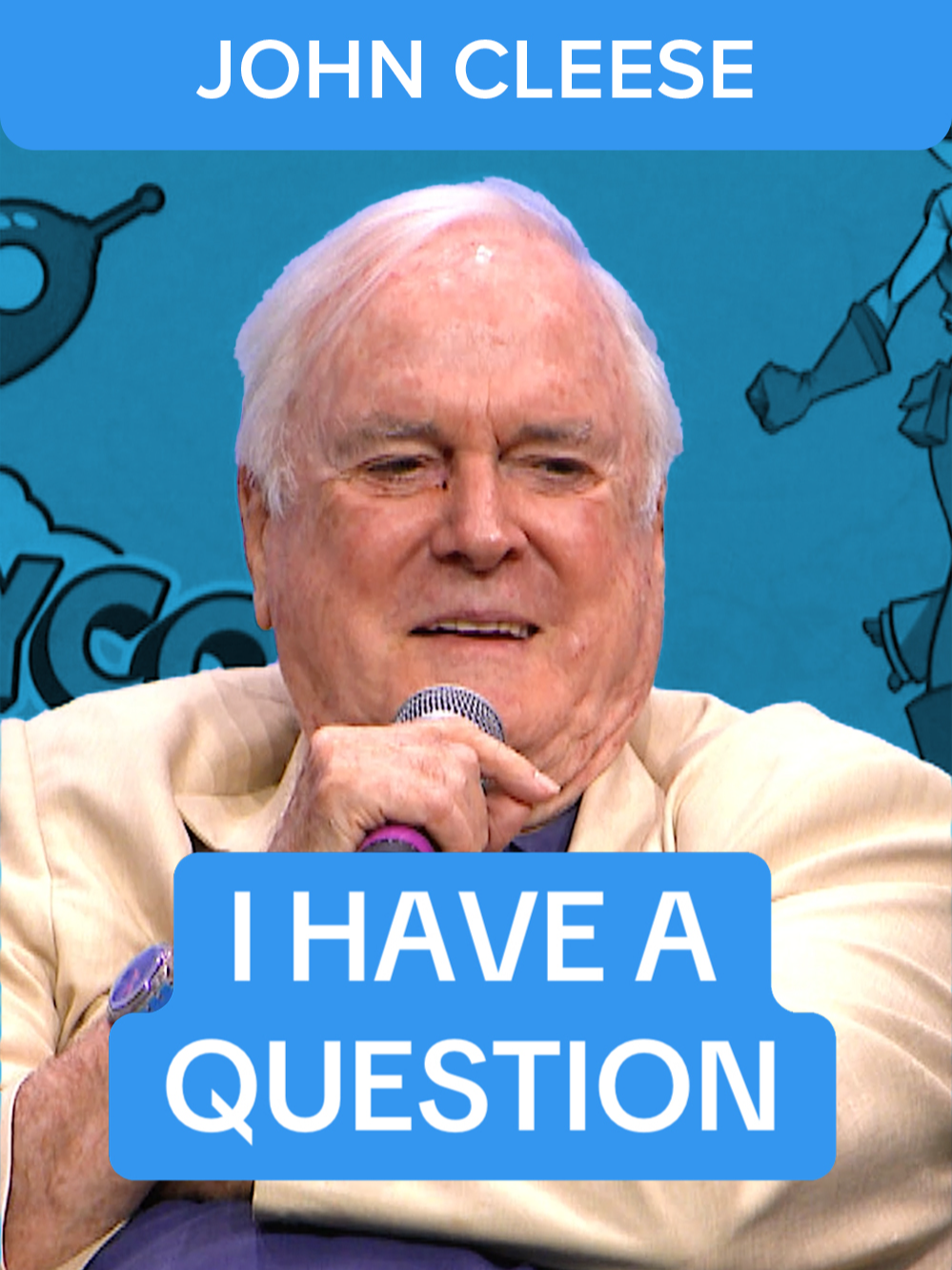 i sure hope you have a question lol #johncleese #montypython #comedian #galaxycon