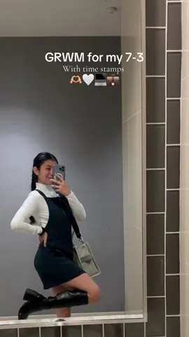 Grwm for work 7-3pm 🤍🫶🏼🫧 #grwmroutine #grwm #grwmforwork #worklife #9to5 