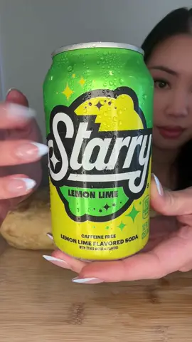 #Starrypartner Nothing like a giant California burrito 🌯and an ice cold @Starry 🧊🍋🍋‍🟩#fyp #mukbang #asmr 
