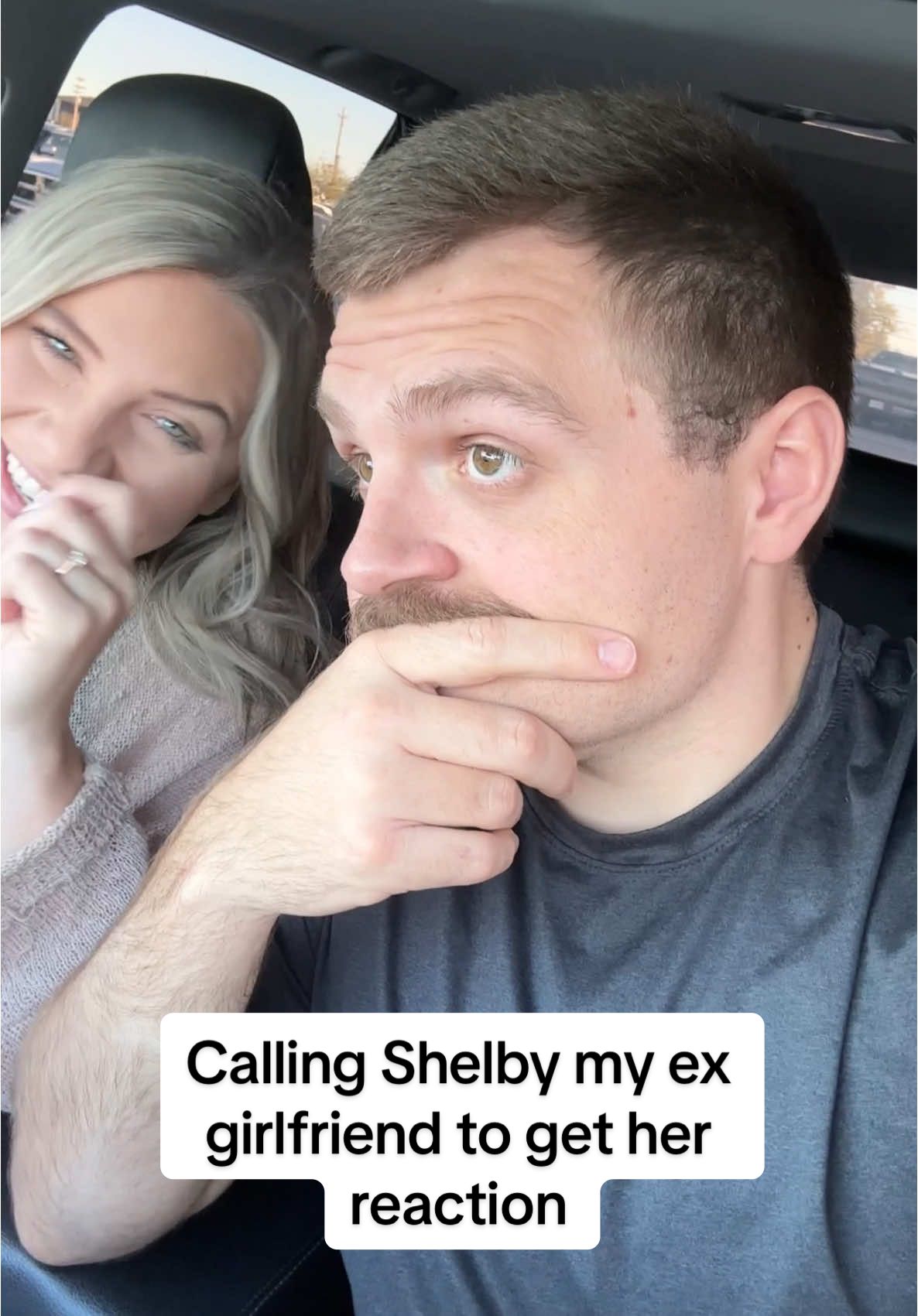 I knew she wouldn’t play along 🤣 #shelbanddyl #wifereacts #pregnant #baby #exgirlfriend #couples #relationships 