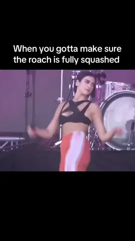 Dua lipa lowkey has a banger of a song( one kiss is all it takes pum pum da rum) #fyp #meme #dualipa #live #performance #memes #dance #choreography 