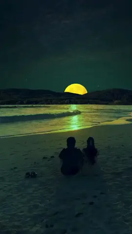 A magical night under the glowing full moon, sharing special moments by the shore. The sound of the waves, the serenity of the night, and the perfect company make this moment unforgettable. #MoonlitNight #BeachVibes #RomanticEvening #FullMoonMagic #NatureLovers #NightSky #CoupleGoals #Serenity #PeacefulMoments #UnderTheMoon #BeachLife #MagicalMoments #EveningVibes #OceanView #MoonlightShine #DreamyNights #TogetherForever #NatureBeauty #CalmAndQuiet #LoveAndPeace 