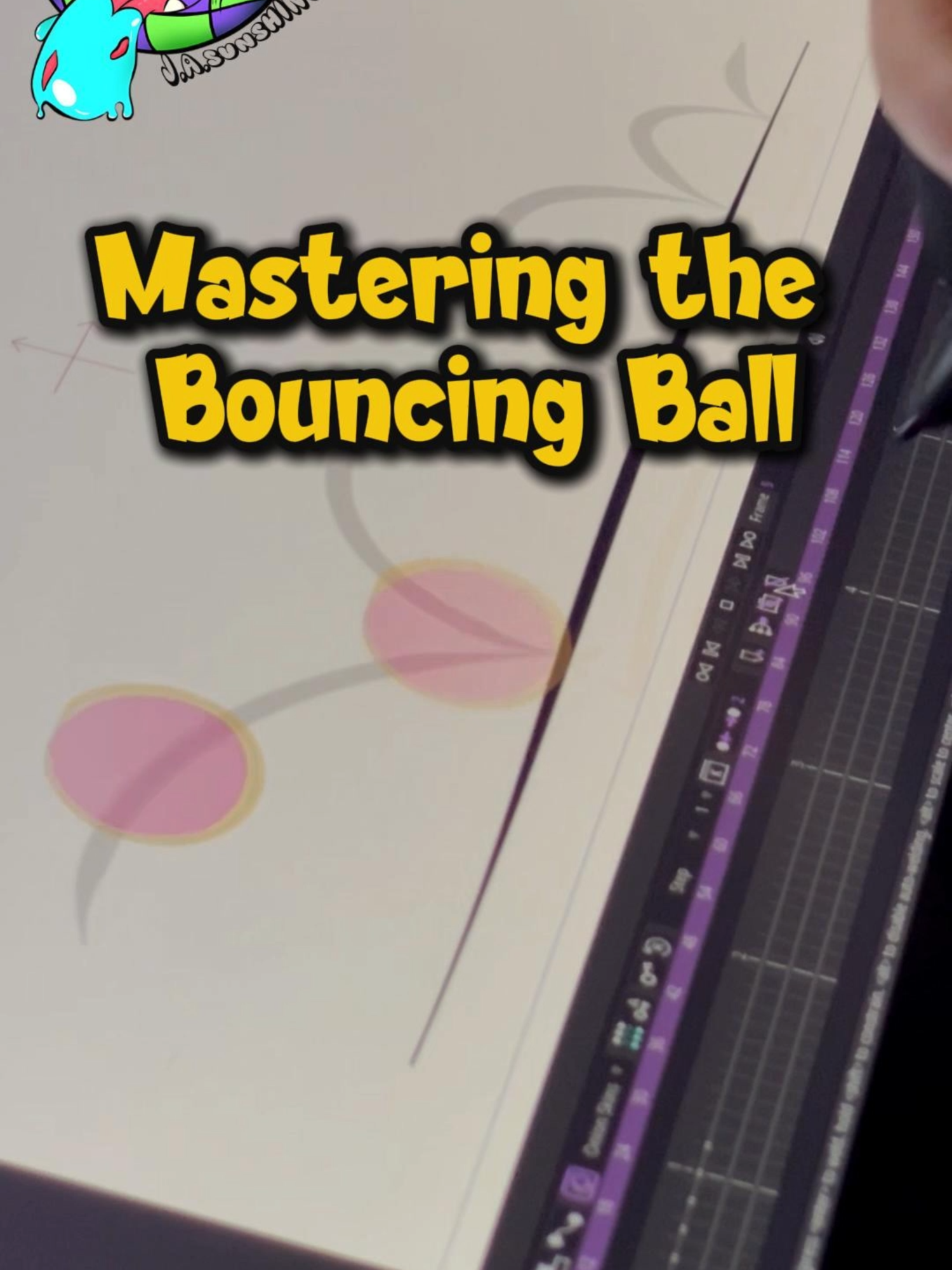 Working on the classic bouncing ball exercise as part of my animation art journey. It’s all about mastering the basics! #Animation #AnimationArt #IndieAnimation #ArtDiary #AnimationStudy