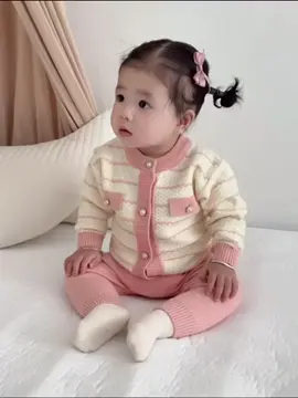 Bộ len Quảng Châu cho bé 0-3 tuổi #xuhuongtiktok #thoitrangtreem #bolenchobe #quangchau #lenquangchau #hkkids 