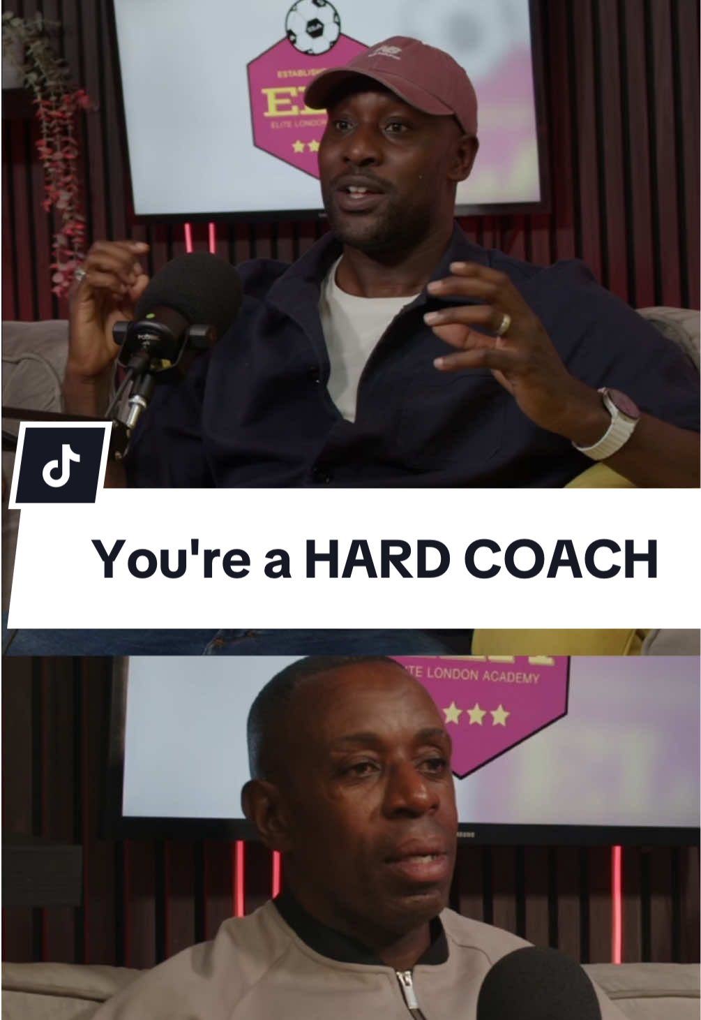 📰🔨Carlton Cole said Jamie Lawrence is a hard coach and a strict one.  #fyp #fypシ #football #footballtiktok #elitelondonacademy #academy #grassroots #footballhighlights #podcastclip 