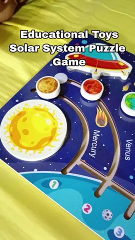 Solar system Puze game for kids #educationaltoys #solarsystempuzzleboardgame #toysforkids 
