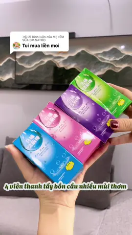 Trả lời @MẸ BĨM SỮA DR.NATRO Viên Thanh Tẩy Bồn Cầu Nhiều Mùi Dùng Lâu Với Thích Lắm Này#thanhtayboncau #tayboncau #vientayboncau 