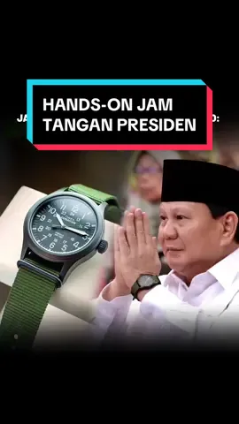 Setelah heboh berita jam tangan Timex pilihan Presiden Prabowo, Minwatch jadi penasaran sama jamnya. Desain field watch yang diusung Timex Expedition Scout TW4B0470 memiliki latar belakang militer yang kental.  Mengetahui hal tersebut, menurut Minwatch ini adalah jam tangan yang sangat cocok untuk Presiden Prabowo. Selamat bertugas, Presiden Prabowo! #ShareYourTime #Machtwatch #JamTangan #PastiOri #Timex #Timexwatch #PresidenPrabowo #PrabowoSubianto