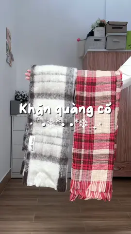 Khăn quàng cổ xinh iu 🫧✨🎄❄️ #fypシ゚viral #viral #xuhuong #outfit #review 