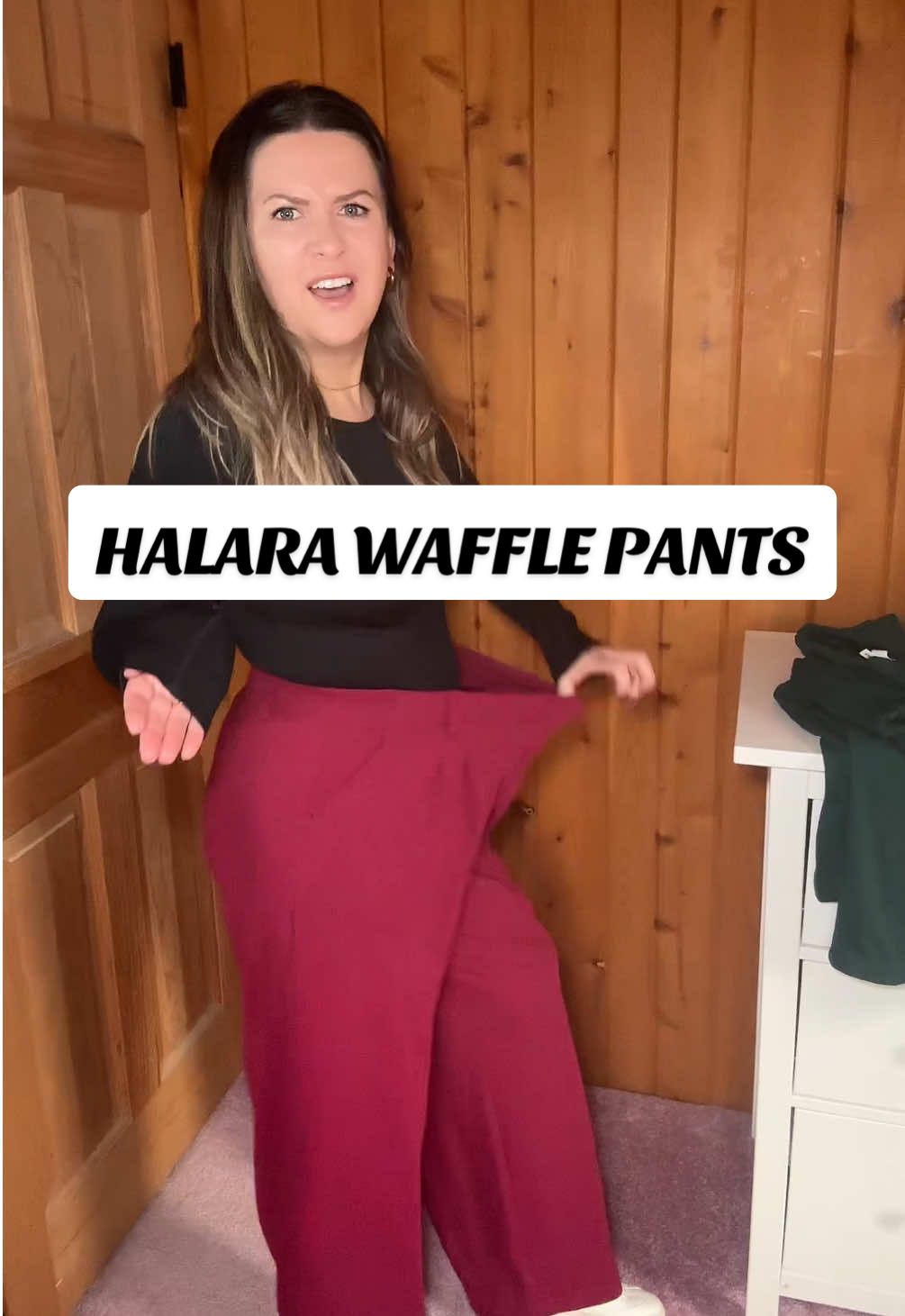 Halara waffle pants are the COMFORT you need this fall and winter. They come in basic and holiday colors. Very size inclusive and look great on many different body types.  •  • #halaraflexpants #tiktokshopblackfriday #tiktokshopcybermonday #halara @halara_official #halara #halarapants #dealsforyou #workpants #halaraFlex #TikTokShopBlackFriday #TikTokShopCyberMonday #TikTokShopNewArrivals #FallDealsForYou #TikTokShopHolidayHaul #FallDealsForYou #blackfridaydeals #blackfriday2024 #giftideas #christmas #tiktokshop #viralvideo #viraltiktok  #tiktokshopfinds  #fy #fypシ #sahm #sahmlife #stockingstuffer #gift  #OOTD #spotlightfinds #blackfridayearlydeals #freshforwinter
