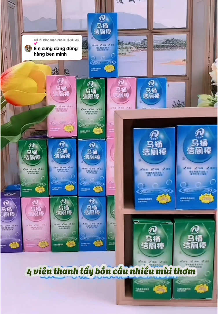 Trả lời @KHÁNH AN💕 Viên Thanh tẩy bồn cầu loại to mẫu mới 150g dùng được 1-2 tháng ạ#vientayboncau #thanhtayboncau 