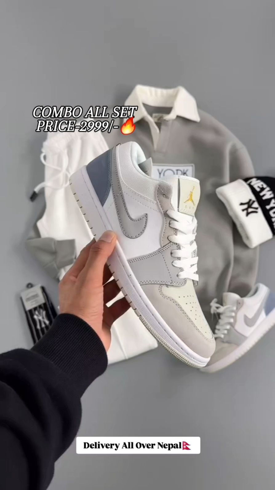 Limited pairs are available✨️ High Quality Combo set❤️Price-3000/-✨❤️||Contact ☎️ Us on-insta/WhatsApp📲||home delivery all over world 🌏 ||All Size available ❤️💫|| Premium Quality product ❤️__#worldwideshipping #comboset #offers #startshopping #dmnow #foryou #fyp 