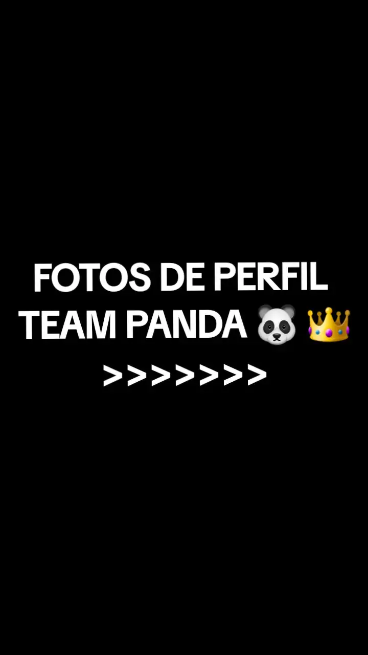 FOTO DE PERFIL 🐼👑 #parati #viral #team #panda #🐼🔥 #elmejordel🌎 