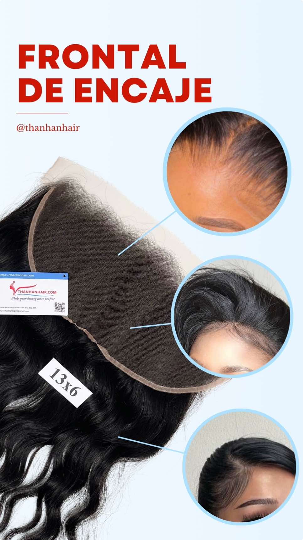 ¡Experimenta la comodidad y suavidad de nuestros frontales de encaje suizo HS! ✨ Se funden perfectamente con tu tono de piel y el cabello, fijado firmemente, no se cae ni se enreda. 💁‍♀️ Con un grosor de raíz a puntas, ¡lucen absolutamente naturales! 🌟 ¡Transforma tu estilo hoy! 𝘾𝙤𝙣𝙩𝙖𝙘𝙩𝙤: 📲 Telegram/WhatsApp/Viber: +84 92 366 99 68 #lacefrontals #frontales #encaje #thanhanhair #thanhanhairvietnamita #extensiones #extensionesdecabello #thanhanhair #cabellonatural #extensionesnaturales #cabellohumano #humanhair #cabellohermoso #cabellolacio #estilista