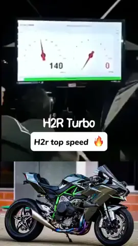 Kawasaki Ninja H2R☠️🤯 Top speed 453+km/6🚀 Turbo #kawasaki #ninja #h2r #BMW 