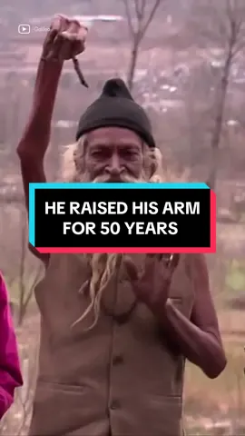 He Raised His Arm For 50 Years! Amar Bharati, an Indian sadhu, has held his right arm aloft since 1973 as a devotion to Shiva. Initially a common man with a job and family, Bharati felt spiritually compelled to make this extraordinary gesture.  Over time, his arm atrophied and became a symbol of his dedication and renunciation. His act represents extreme asceticism and unwavering faith in Hindu traditions. these are all my other social media accounts Instagram: https://www.instagram.com/truedollah/ Youtube: https://www.youtube.com/@Hellodollah Tiktok: www.tiktok.com/@Hellodollah Thank you for supporting this channel. I hope all have a WONDERFUL day ahead! The song in this video has been obtained from:  For further information: #earth #History #factsaboutearth #technology #History #Interestingfacts #scienceteacher #fyp #vitiligo #truedollah #syedabdullah #spacedollaheng #spacedollah #hellodollah 