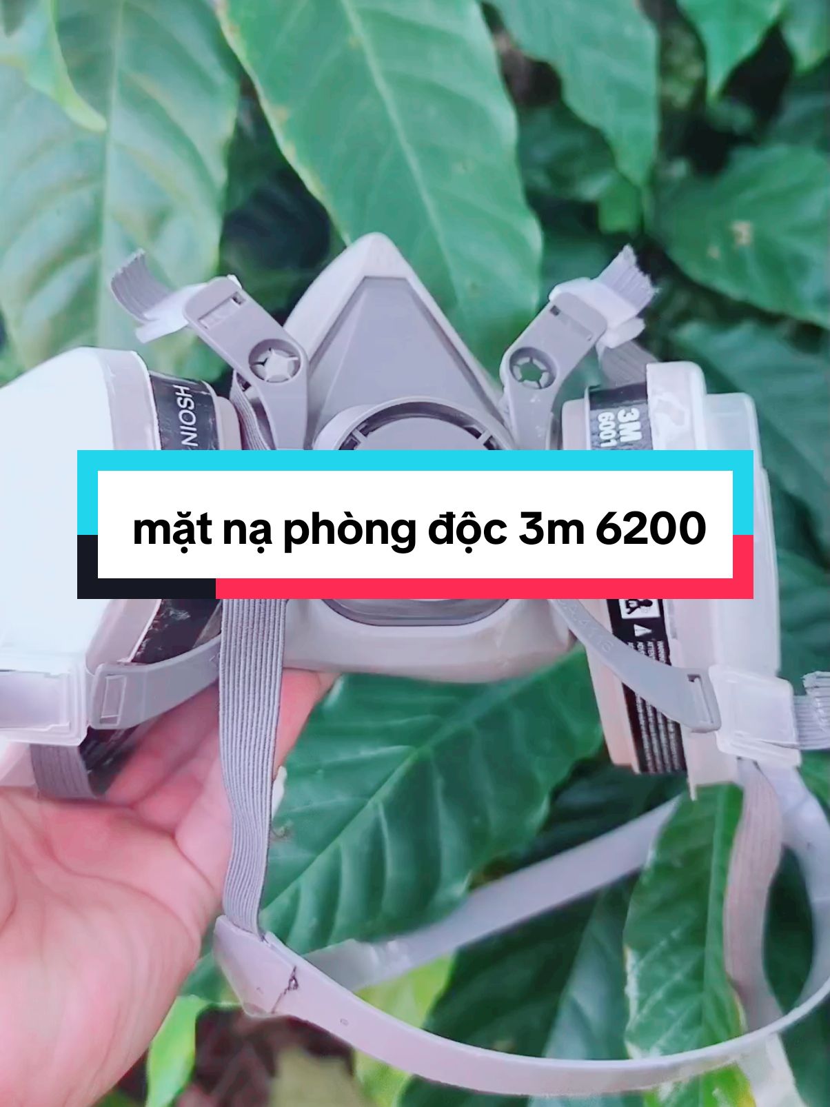 bộ mặt nạ phòng độc 3m6200 sử dụng phin lọc 6001 cn.#matnaphongdoc3m6200 #matnaphongdoc #matnaphongdoc3m #nam3mo 