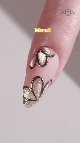 For all the floral lovers out there🌸🌸🌸 Using #bornpretty 💅Jelly Nude Gel: JN77 (59970) 💅Matte Top Coat （55708-2） 🖤Pat Painting Gel: PP12 （56173） ✨Chrome Mirror Nail Powder（49523） 🌸Gold Cat Magnetic Gel: GC01 (60203) Tap the link in my bio or visit bornpretty.com to get same nail💅 #nailtutorial #nailart #allshineonme #nailsdesign #nailove #nailgel #diynails #nailsofinstagram #nailart #prettynails #gelnailart #cateyenails #flowernails #floralnails #chromenails #foryoupage 