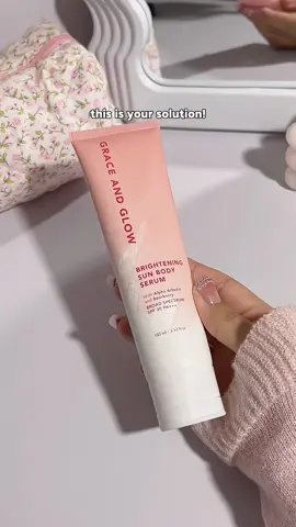 suka pakai body serum ni sebab ada spf sekali! ☀️ #brighteningsunbodyserum #graceandglow #graceandglowsunbodyserum #bodyserum 