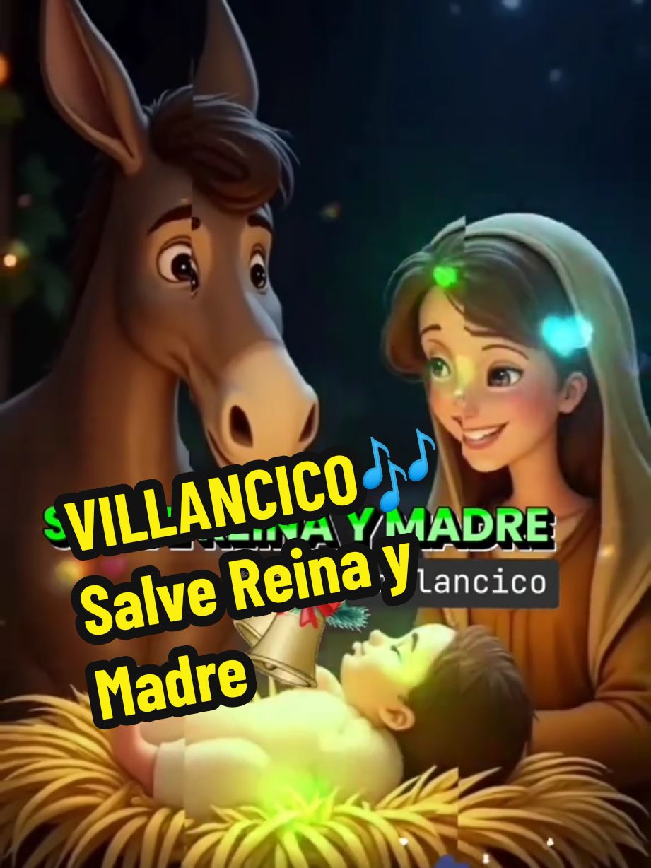 Salve Reina Y Madre🎶 #Villancicos #Navidad #salvereinaymadre #cancion #llegodiciembre #villancicostiktok #pesebre #feliznavidad 