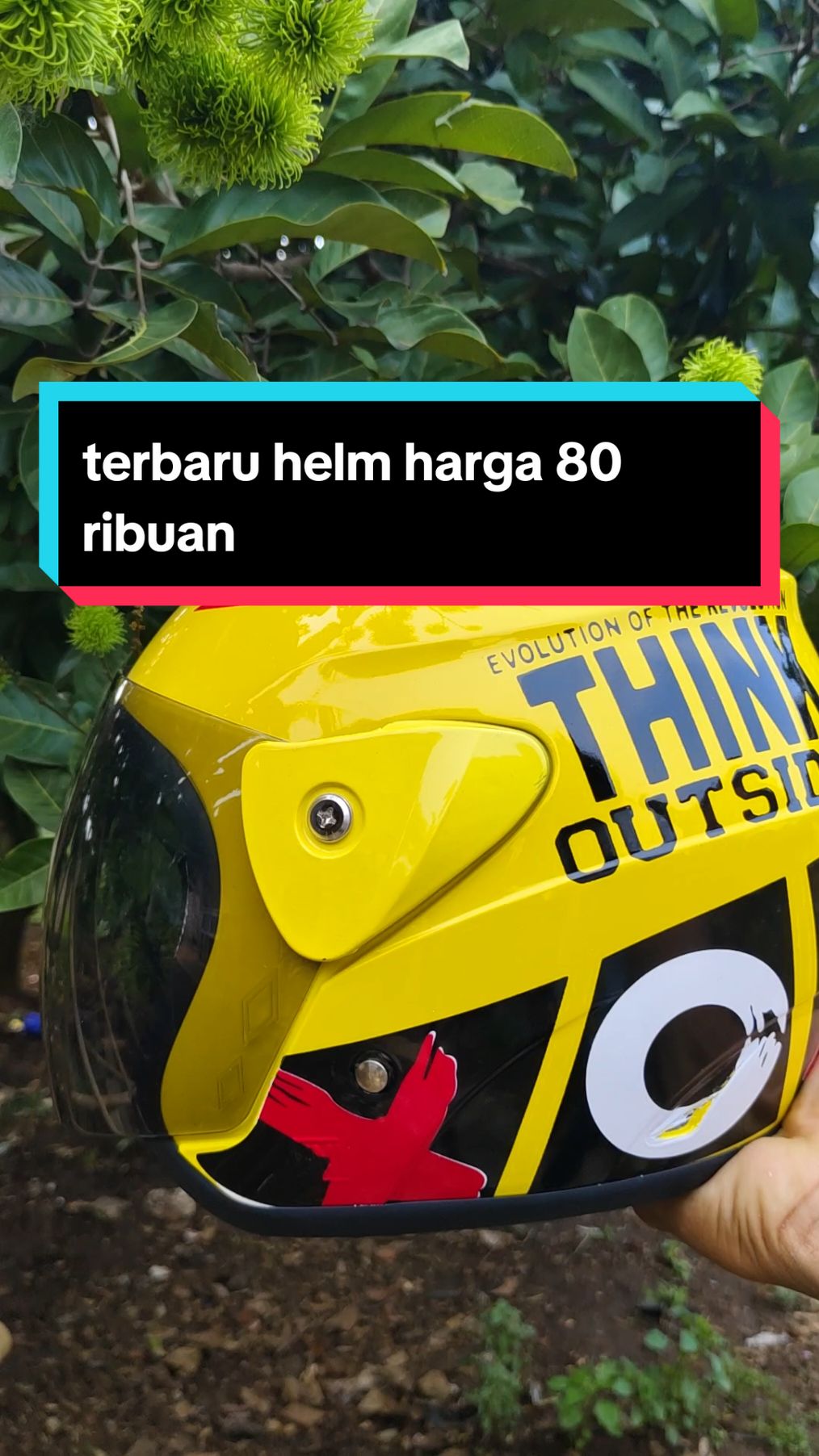 HELM HALF FACE EVO MOTIF OUTSI#Helmevo #Helmevomotif #HelmSNI 