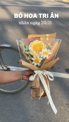 Hoa cho ngày 20/11 ạ 🌷 #moclen #mayhandmade #xuhuongtiktokk #hoalen #20thang11 