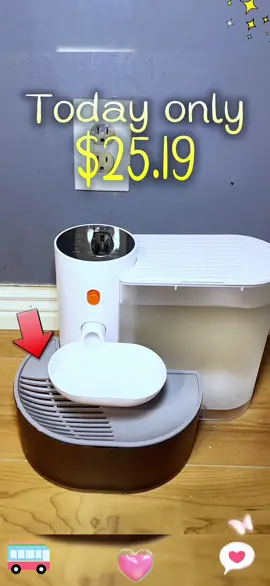 Smart Pet Water Fountain, Automatic Pet WaterDispenser, Pet Feeding # Water dispenser # charge # pet#tiktokshop #tiktok #fyp 