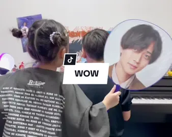 妹がよく歌ってる、King & Princeの｢WOW｣をお兄ちゃんが耳コピしてくれました🕊 #ピアノ男子 #チビティアラ  #kingandprince #永瀬廉 #髙橋海人  #ReERA #WOW @King & Prince_UM 