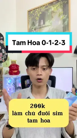 200k làm chủ đuôi sim tam hoa #simphongthuy #simsodep #simgiare #xuhuong 