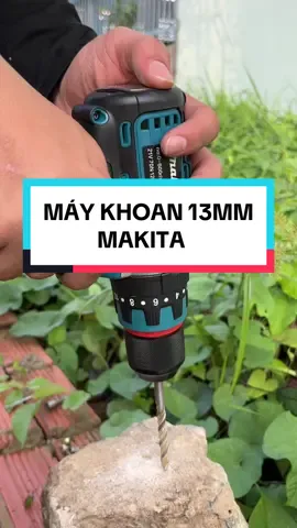 Máy Khoan Makita đầu kẹp 13mm tiện lợi, có búa hỗ trợ khoan bê tông. Máy sử dụng động cơ không chổi than mạnh mẽ bền bỉ, có 3 chức năng cho anh em tuỳ chỉnh sử dụng.  #maykhoanpinmakita #daukep13mm #khoanpinduyenha 