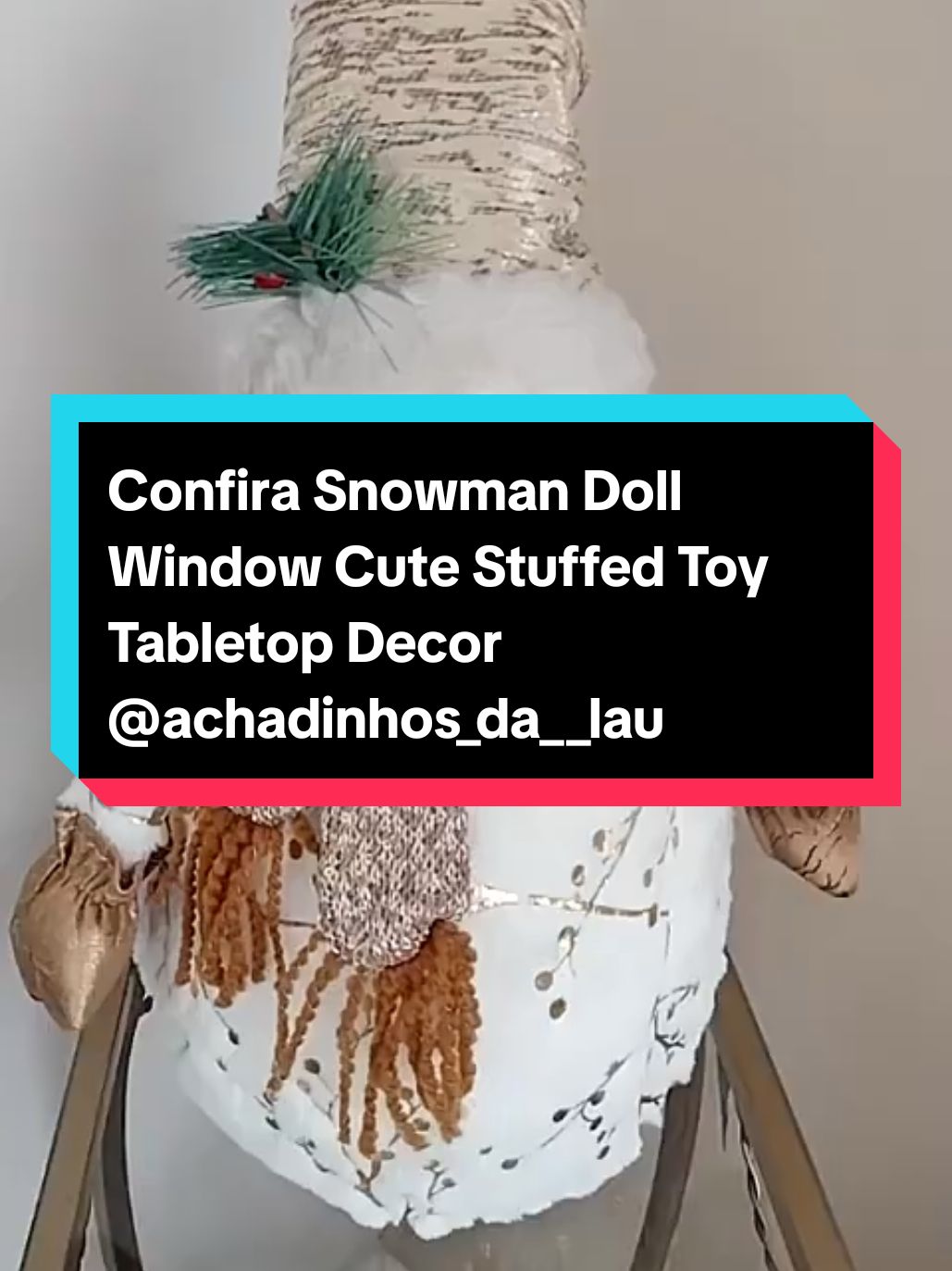 Confira Snowman Doll Window Cute Stuffed Toy Tabletop Decor Para A Árvore De Natal Casa Ornamentos De Bonecas. 🔗 O link do produtinho tbm está na descrição do meu perfil e nos storys por 24hrs pra comprar com o melhor preço da shopee. 🛍️ 😍👉Comenta 