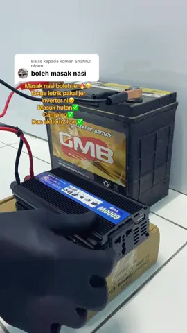 Membalas kepada @Shahrul nizam masak nasi boleh tuan nizam☺️#inverter #inverter12dcto220ac #onelike❤️ #onefollow #fypシ #fypdong 