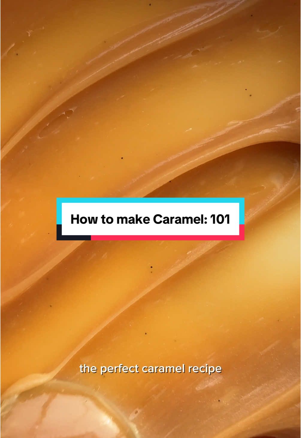 Welcome to your ultimate guide on how to make caramel at home, with all the tips and tricks you’ll need to be successful in making caramel at home - this is How to make Caramel 101  SAVE FOR THE RECIPE  Caramel Recipe Ingredients:  • 200g white sugar (1 cup)  • 100ml water (1/2 cup) • 200ml double cream or heavy cream (6 fluid oz) • 70g butter (2/3 a stick of butter) • 1 tsp vanilla extract  • 1/2 tsp fine sea salt (or 1/4 tsp if using salted butter)  Instructions  • Start by measuring out your ingredients and cutting the butter into medium blocks.  • Then in a medium heavy bottomed sauce pan, pour in the sugar and water and give it a good mix. Before placing on the stove on a medium heat, it should start to bubble and when it does you can swirl the pan around gently every 20 seconds or so.  But DON’T STIR as this might crystallize the sugar. Be patient and keep an eye on it to make sure it does not burn.  • Once the caramel has reached an amber color, take it off the heat and VERY CAREFULLY pour in the room temp double cream (heavy cream), it should bubble violently. Whisk well. (but carefully)  • Next, add in the cubes of butter and whisk well until you have a glossy caramel sauce.  • Finally, add in the vanilla and sea salt and give it another good stir with a rubber spatula. Pour into a small bowl or cup and allow to cool completely before enjoying!  • And that’s it! You’ll be left with a gorgeous silky smooth caramel, that can be used warm as a sauce. Or, as a soft set caramel at room temp, hell this is even delish straight from the fridge!  This caramel can be stored in an air-tight container in the fridge for 1 month or in the freezer for 3 months! You can reheat it in the microwave whenever you’d like ❤️ #creatorsearchinsights #caramel #caramelrecipe #howtomakecaramel #saltedcaramel #howto #LearnOnTikTok #caramel101 #saltedcaramelrecipe #saltedcaramelsauce #caramelatte #caramelrecipes #homemadecaramel #Recipe #fullrecipe #caramelsauce  How to make caramel Caramel 101 Caramel recipe Caramel sauce recipe Salted caramel Salted caramel sauce recipe 