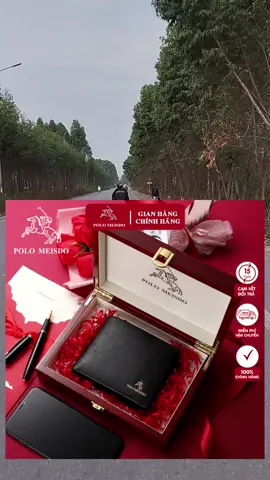 Ví Da Bò Nam Bóp Da Nam Cao Cấp Hàng Hiệu POLO MEISDO (Da Thật 100%) Full Hộp Phù Hợp Làm Quà Biếu Tặng Sinh Nhật PL11 Wallet Chữ Nhật Nhung Đồng Hình Chữ Nhật Giá đã giảm xuống chỉ còn 1.200.000 - 1.400.000₫!